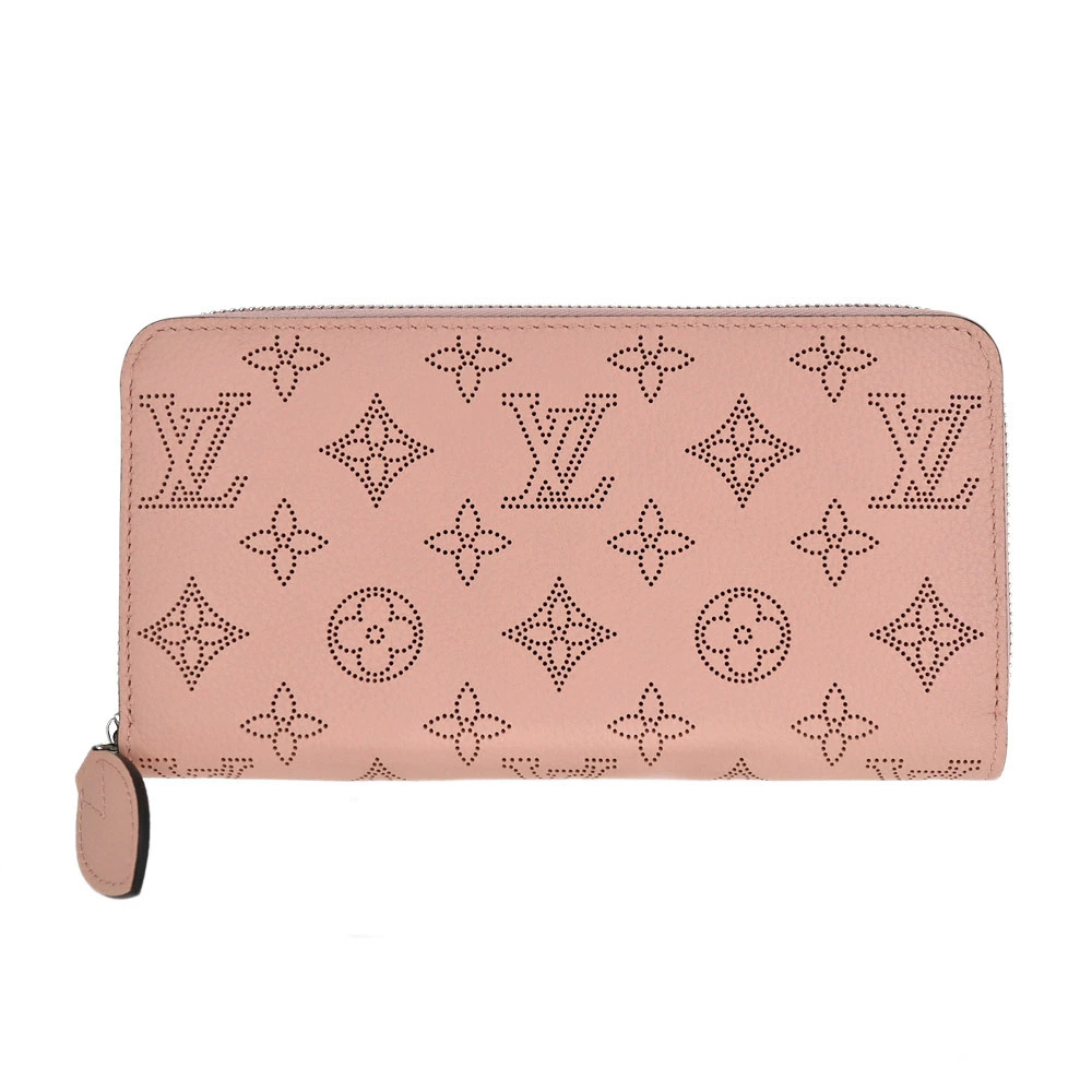 Louis Vuitton Zippy Wallet Long Mahina Leather Pink